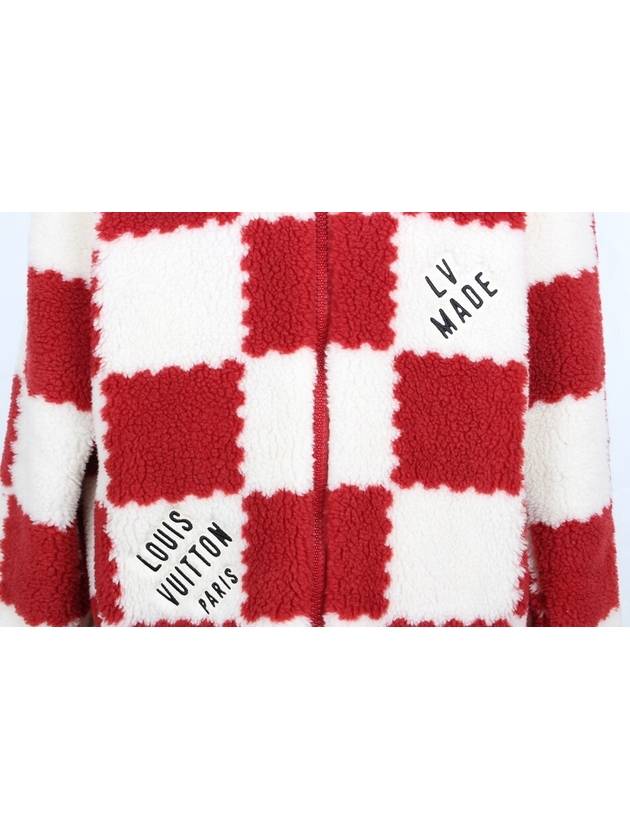 Nigo Damier fleece jacket XL - LOUIS VUITTON - BALAAN 8