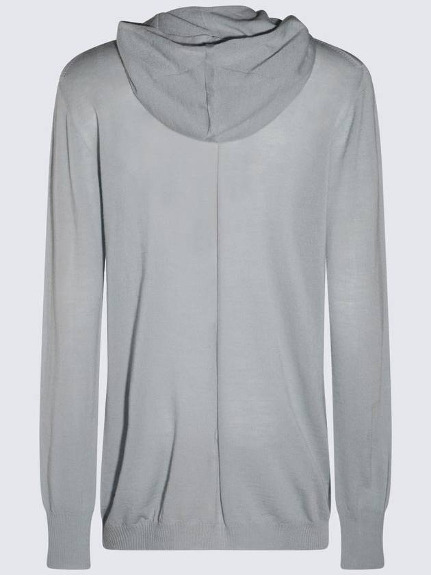 Rick Owens Pale Blue Wool Knitwear - RICK OWENS - BALAAN 2