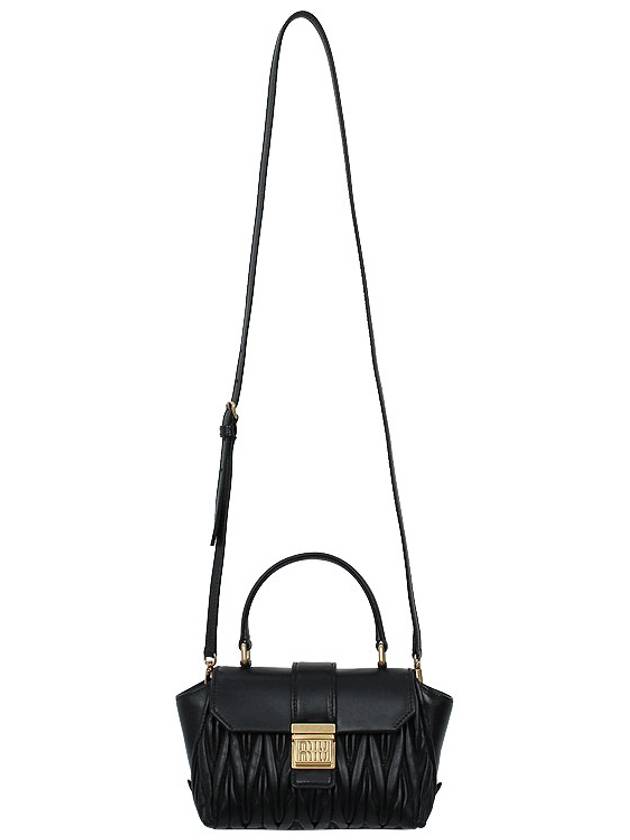 Materasse Nappa Leather Mini Shoulder Bag Black - MIU MIU - BALAAN 4