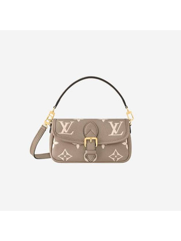 Nano Diane Bicolor Monogram Empreinte Leather Shoulder Bag Beige - LOUIS VUITTON - BALAAN 1