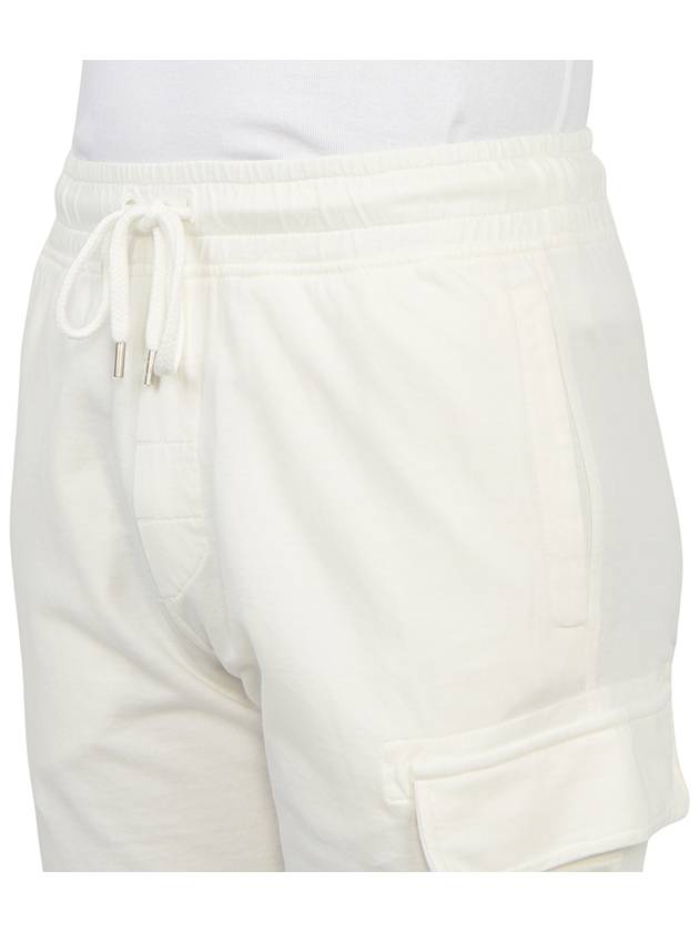 Lens Banding Cargo Shorts White - CP COMPANY - BALAAN 9