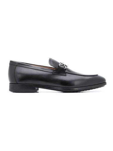 Men's Gancini Loafers Black - SALVATORE FERRAGAMO - BALAAN 1