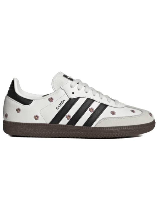 Samba OG Floral Low Top Sneakers Core Cloud White - ADIDAS - BALAAN 1