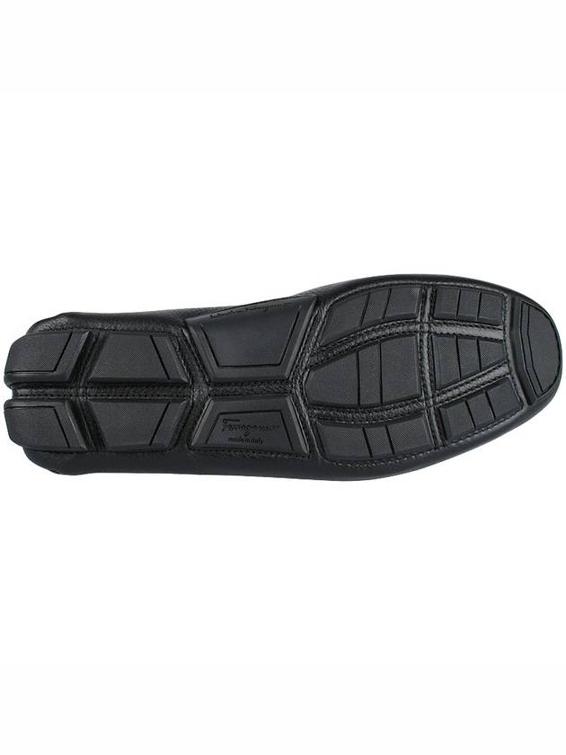 Gancini Ornament Driving Shoes Black - SALVATORE FERRAGAMO - BALAAN 10