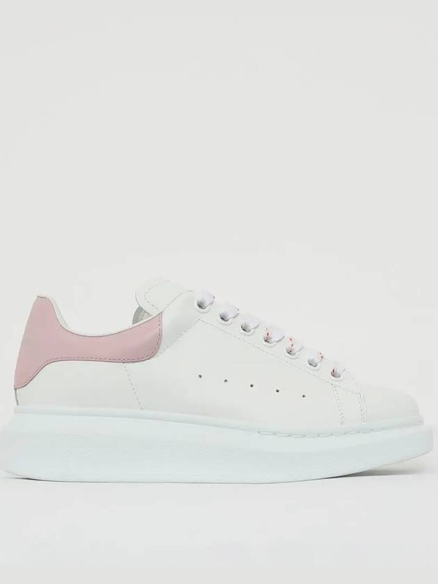 Oversized Pink Tab Low Top Sneakers White - ALEXANDER MCQUEEN - BALAAN 2