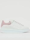 Oversized Pink Tab Low Top Sneakers White - ALEXANDER MCQUEEN - BALAAN 4