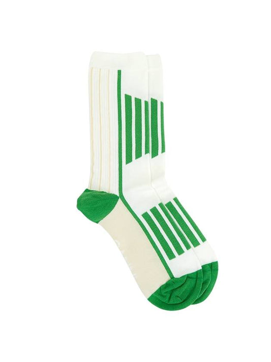 Sporty Socks Kelly Green - GANNI - BALAAN 1