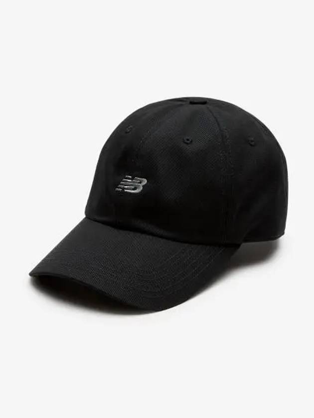 NBGDFS1104 Stacked Logo Ball Cap SIZE BLACK - NEW BALANCE - BALAAN 1