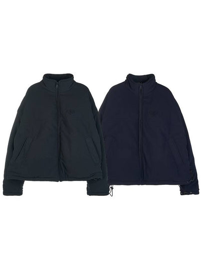 Men's BB Logo Reversible Zip-Up Jacket Black - BALENCIAGA - BALAAN 2