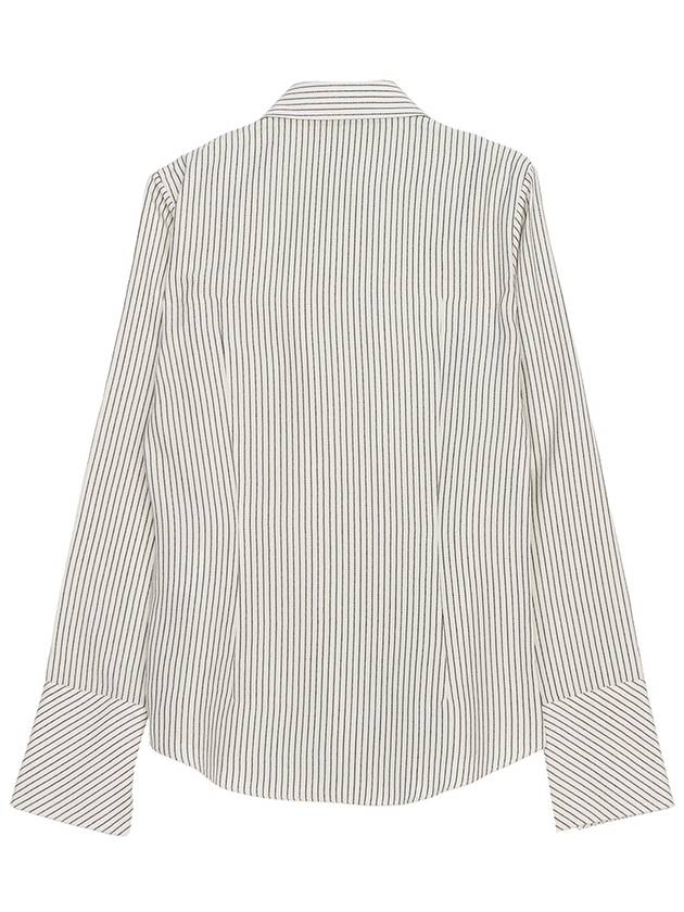 Journey Striped Long Sleeve Shirt White - GOLDEN GOOSE - BALAAN 3