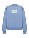 Logo Sweatshirt Blue - DIOR - BALAAN 2