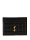 Quilted Cassandra logo card wallet - SAINT LAURENT - BALAAN 2