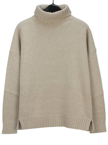 Trout turtleneck wool cashmere sweater TRAU 005 CACHA' CHIARO MXC020be - MAX MARA - BALAAN 1