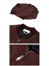 Brantley Leather Biker Jacket Burgundy - ISABEL MARANT - BALAAN 5