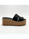 Eze 30 Calfskin Sandals Black - HERMES - BALAAN 4