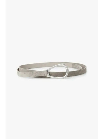 10 ePoint Women s Metal Ring Buckle Suede Belt Gray - BRUNELLO CUCINELLI - BALAAN 1