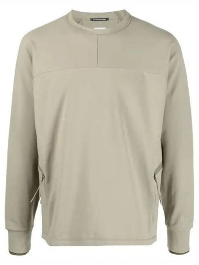 Metropolis Series Brushed Sweatshirt Green - CP COMPANY - BALAAN 2