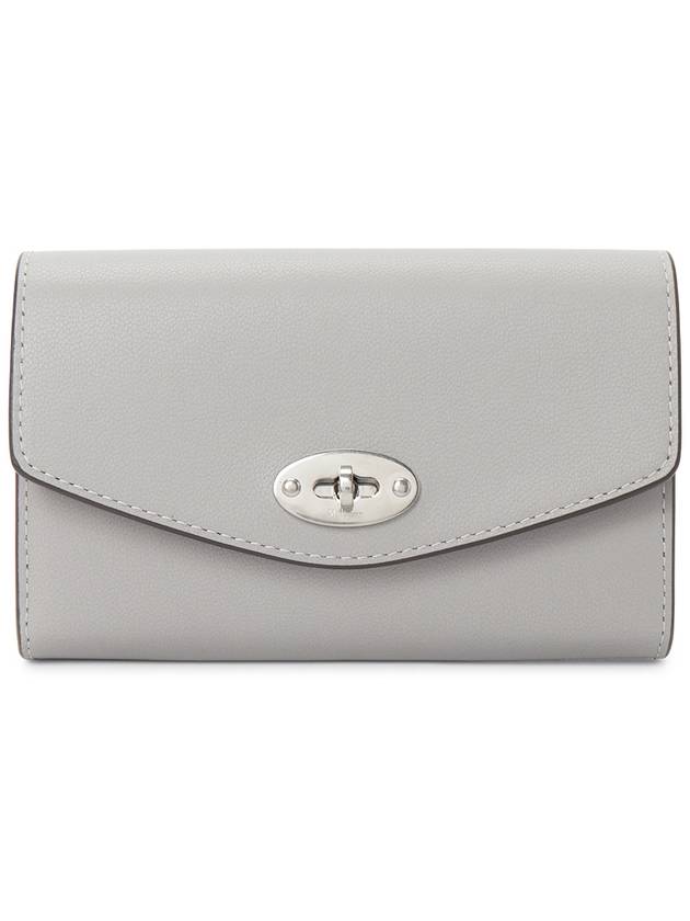 Slip Zipped Card Wallet Pale Grey - MULBERRY - BALAAN 2