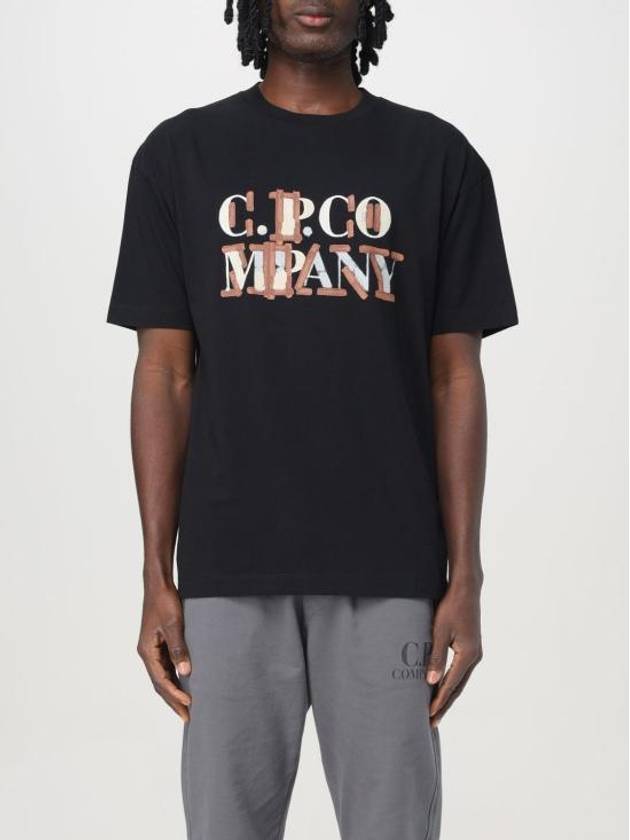 Logo Short Sleeve T-Shirt Black - CP COMPANY - BALAAN 2