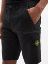 Wappen Patch Pocket Bermuda Shorts Black - STONE ISLAND - BALAAN 6