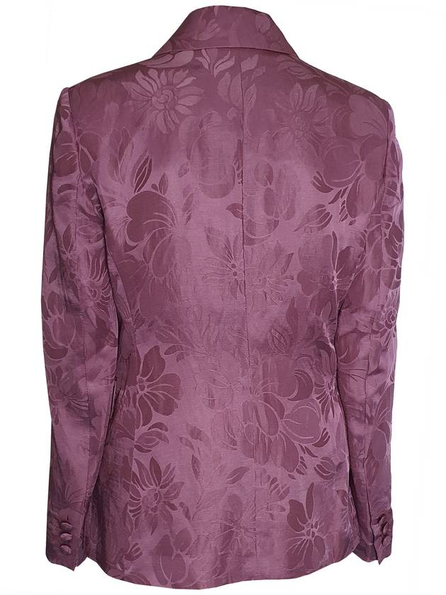 Floral acetate linen blazer jacket - ETRO - BALAAN 6