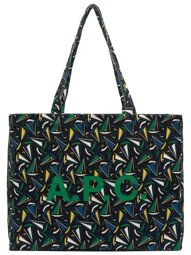 Diane Boat Pattern Tote Bag Green - A.P.C. - BALAAN 6