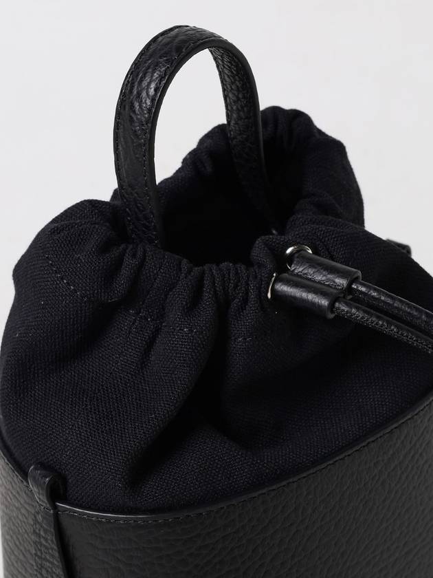 Borsa Maison Margiela in pelle a grana e canvas - MAISON MARGIELA - BALAAN 4