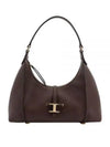 T Timeless Calf Leather Small Shoulder Bag Brown - TOD'S - BALAAN 2