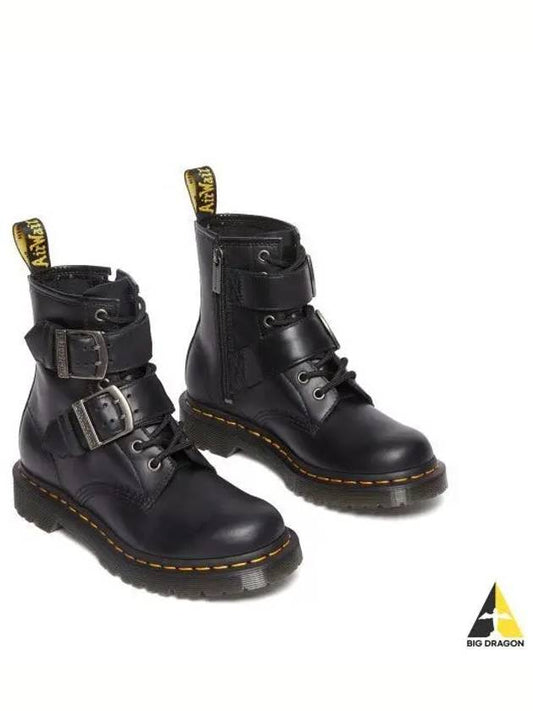 Dr Martens 1460 8 hole classic pull up black 31033001 - DR. MARTENS - BALAAN 1