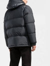 Men's Hyoseris Logo Patch Down Padding Black - MONCLER - BALAAN 4