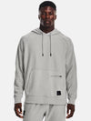 Men's UA Ottoman Fleece Hoodie Grey - UNDER ARMOUR - BALAAN 3