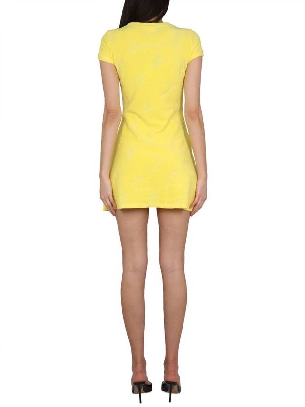 short dress S72CV0397 S24527172 YELLOW - DSQUARED2 - BALAAN 4