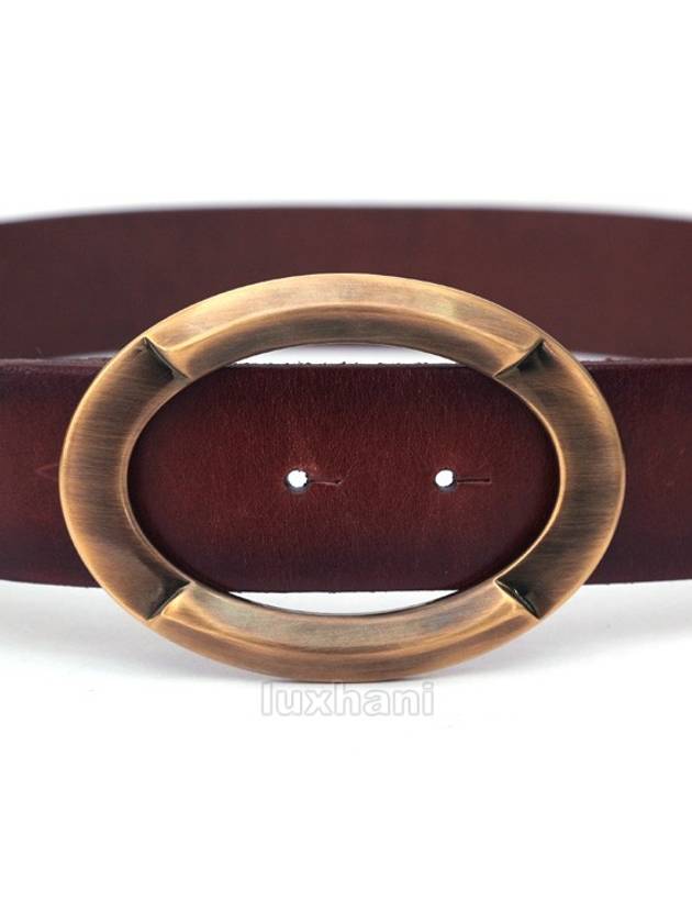 Leather Belt Brown - DOLCE&GABBANA - BALAAN 7