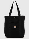 Canvas Tote Bag Black - CARHARTT WIP - BALAAN 2