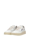 Men's Medalist Leather Low Top Sneakers White - AUTRY - BALAAN 3