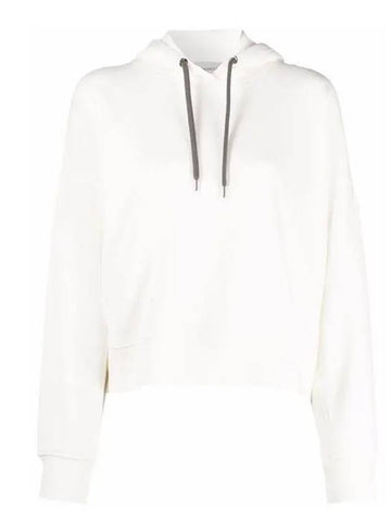 8G00029 809LC 033 Ivory Women’s Hoodie - MONCLER - BALAAN 1