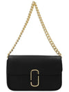 J Marc Logo Chain Shoulder Bag Black - MARC JACOBS - BALAAN 1