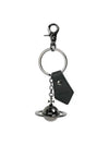 3D ORB Gunmetal Keyring 8203011NU OM0014 N401 - VIVIENNE WESTWOOD - BALAAN 1