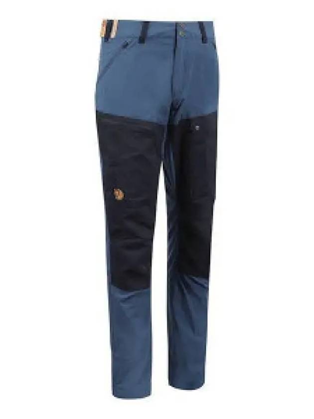 Men's Regular Abisko Midsummer Track Pants Indigo Blue Dark Navy - FJALL RAVEN - BALAAN 2