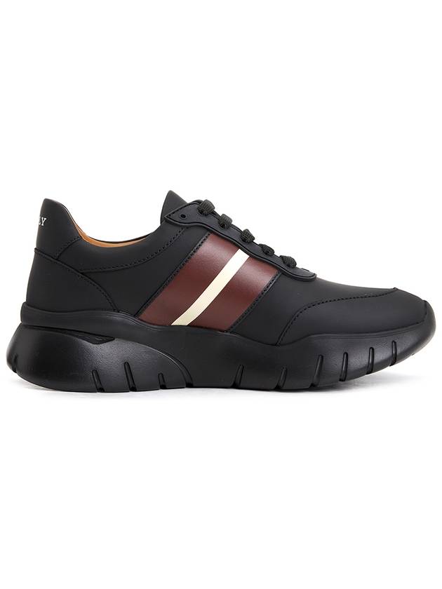 Men's Bronnye Low Top Sneakers Black - BALLY - BALAAN 5