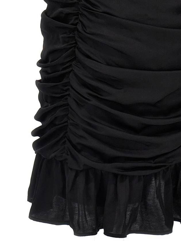 Rotate Birger Christensen 'Satin Mini Ruffle' Dress - ROTATE - BALAAN 4