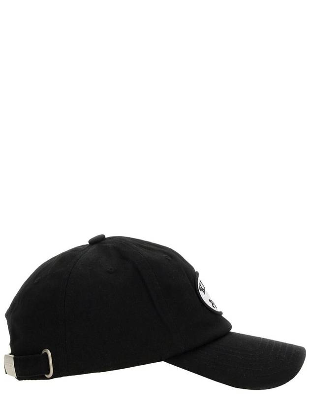 Embroidered Logo Ball Cap Black - KENZO - BALAAN 3