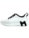 Bouncing Low Top Sneakers Blanc Noir - HERMES - BALAAN 7