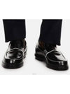 Stitch Detail Leather Loafers Black - ALEXANDER MCQUEEN - BALAAN 5