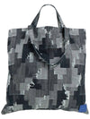 Denim Patchwork Distressed Tote Bag - MARCELO BURLON - BALAAN 4