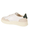 Medalist Leather Low-Top Sneakers Green White - AUTRY - BALAAN 6