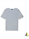 Levant Striped Sailor Short Sleeve T-Shirt Ecume Coopjean - SAINT JAMES - BALAAN 2