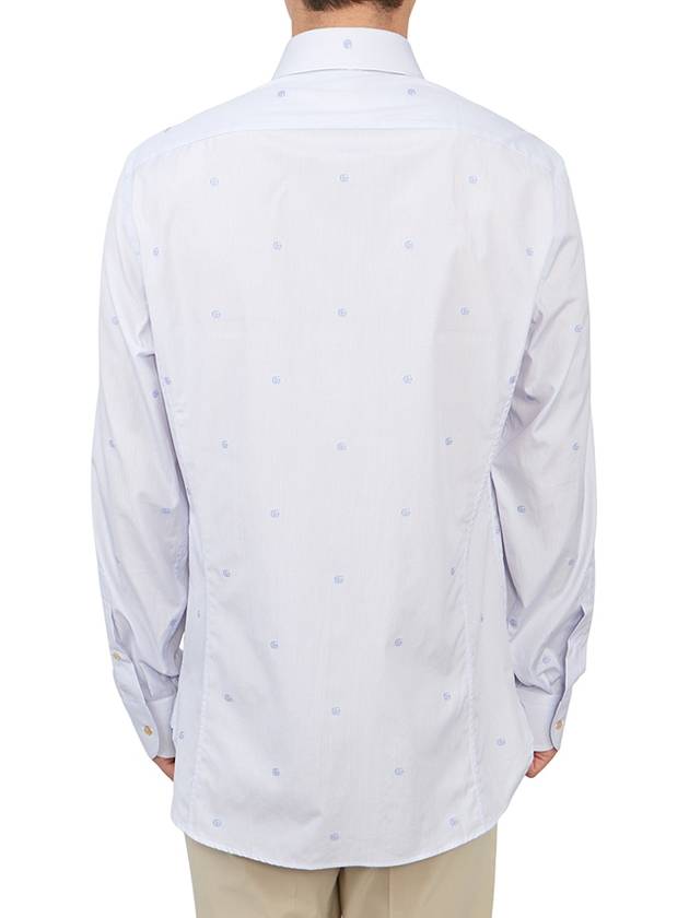 Cotton Long Sleeve Shirt White - GUCCI - BALAAN 5