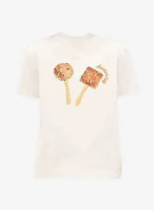 Jacquemus Le Maraca Short Sleeve T Shirt White 235JS09720991DTSS23 - JACQUEMUS - BALAAN 1