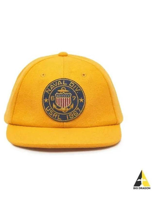 Wool blend twill cap gold - POLO RALPH LAUREN - BALAAN 1